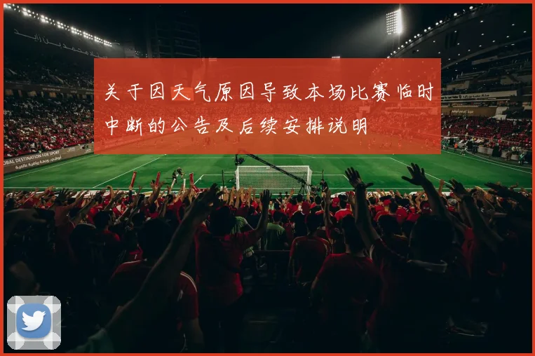 关于因天气原因导致本场比赛临时中断的公告及后续安排说明